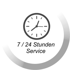7 / 24 Stunden Service